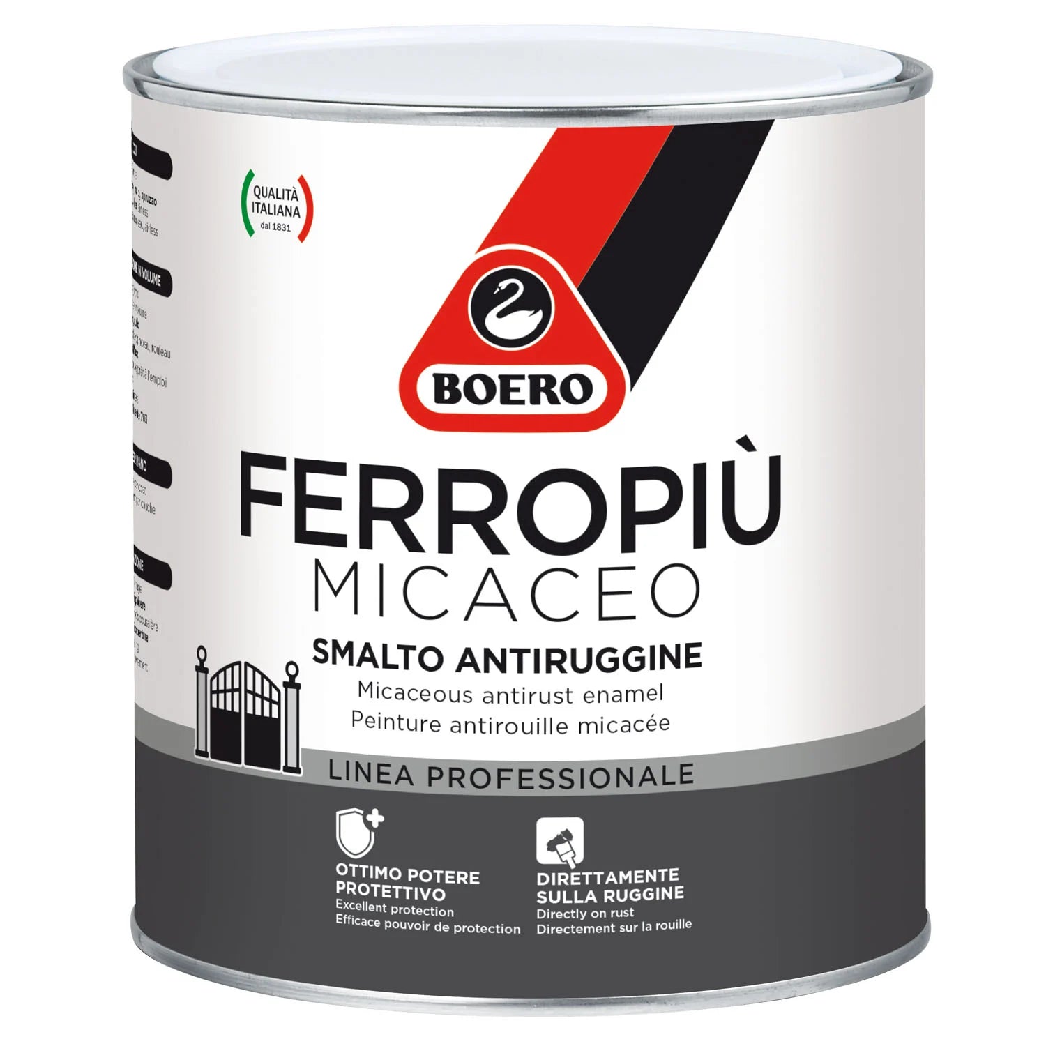BOERO FERROPIU' GRIGIO GHISA GRANA FINE 450-058 0,750 ML